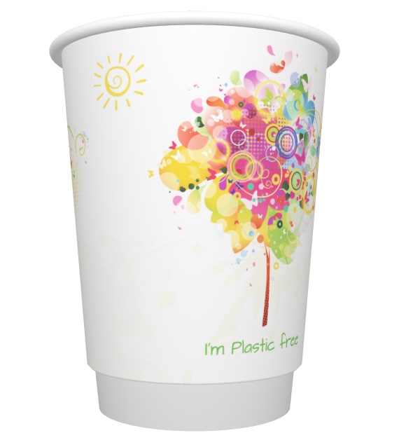 COLOUR TREE 12OZ DW P2P CUP - 500